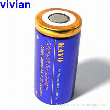 Great capacity  32650 LiFePO4 rechargeable battery.3.2V 4200mah